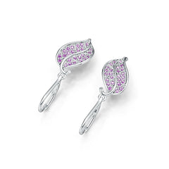 Sterling Silver Semi Mount Earrings Setting Round RD 1.3mm DHJ