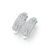 Sterling Silver Semi Mount Earrings Setting Round RD 4x4mm DHJ