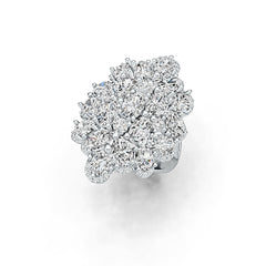 Sterling Silver Semi Mount Ring Setting Oval OV 6X4mm DHJ