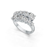 Sterling Silver Semi Mount Ring Setting Round RD 8x8mm DHJ