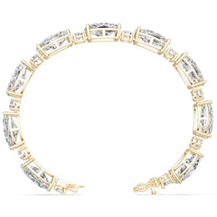 Platinum Semi Mount Bracelet Setting Round Ro 16x10mm Diamond Accent Syz Jewelry