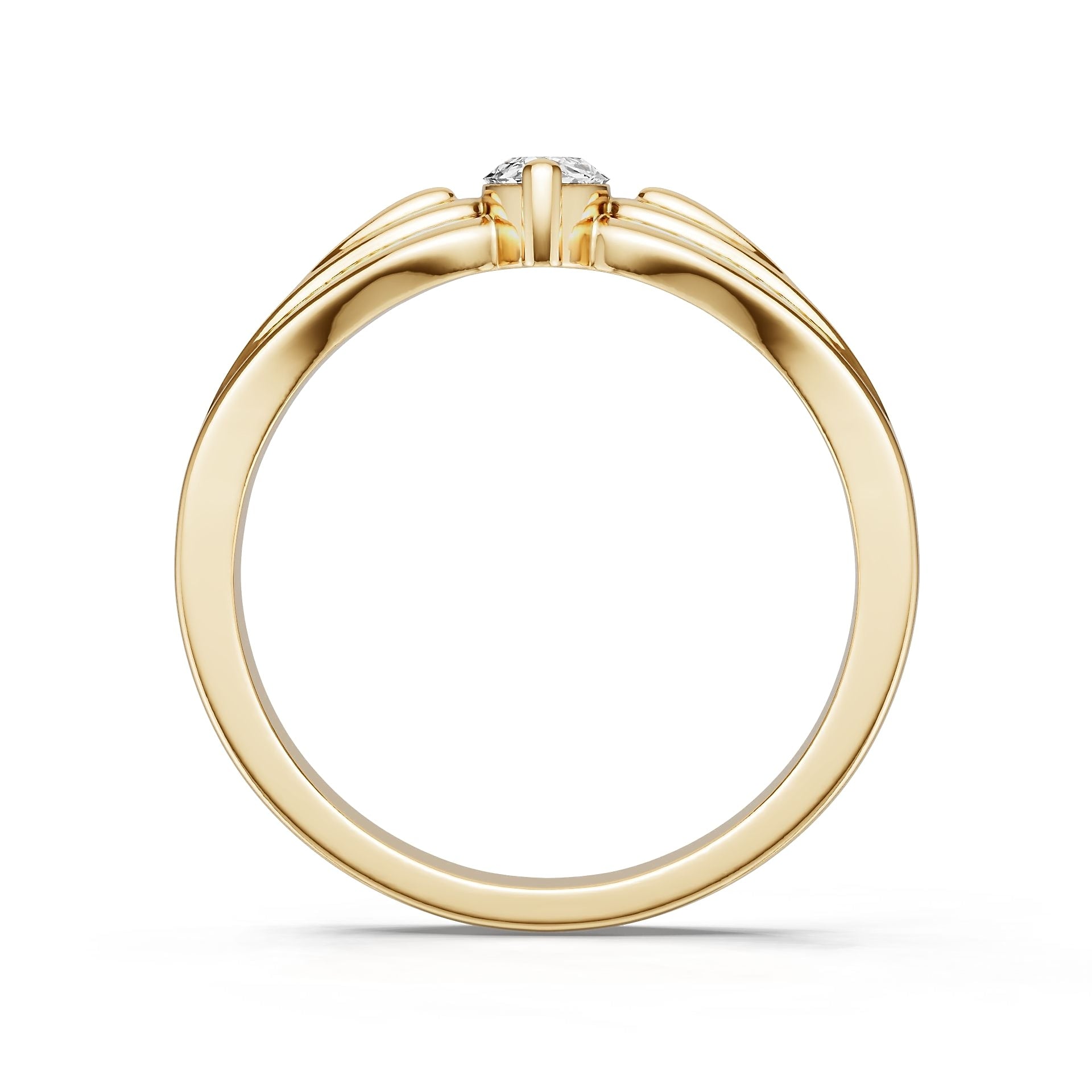 10K Gold Semi Mount Ring Setting Marquise Ma 8x4mm Syz Jewelry