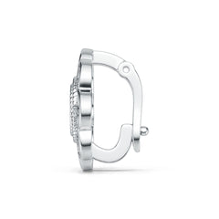 Sterling Silver Semi Mount Pendant Setting Round Rd DHJ