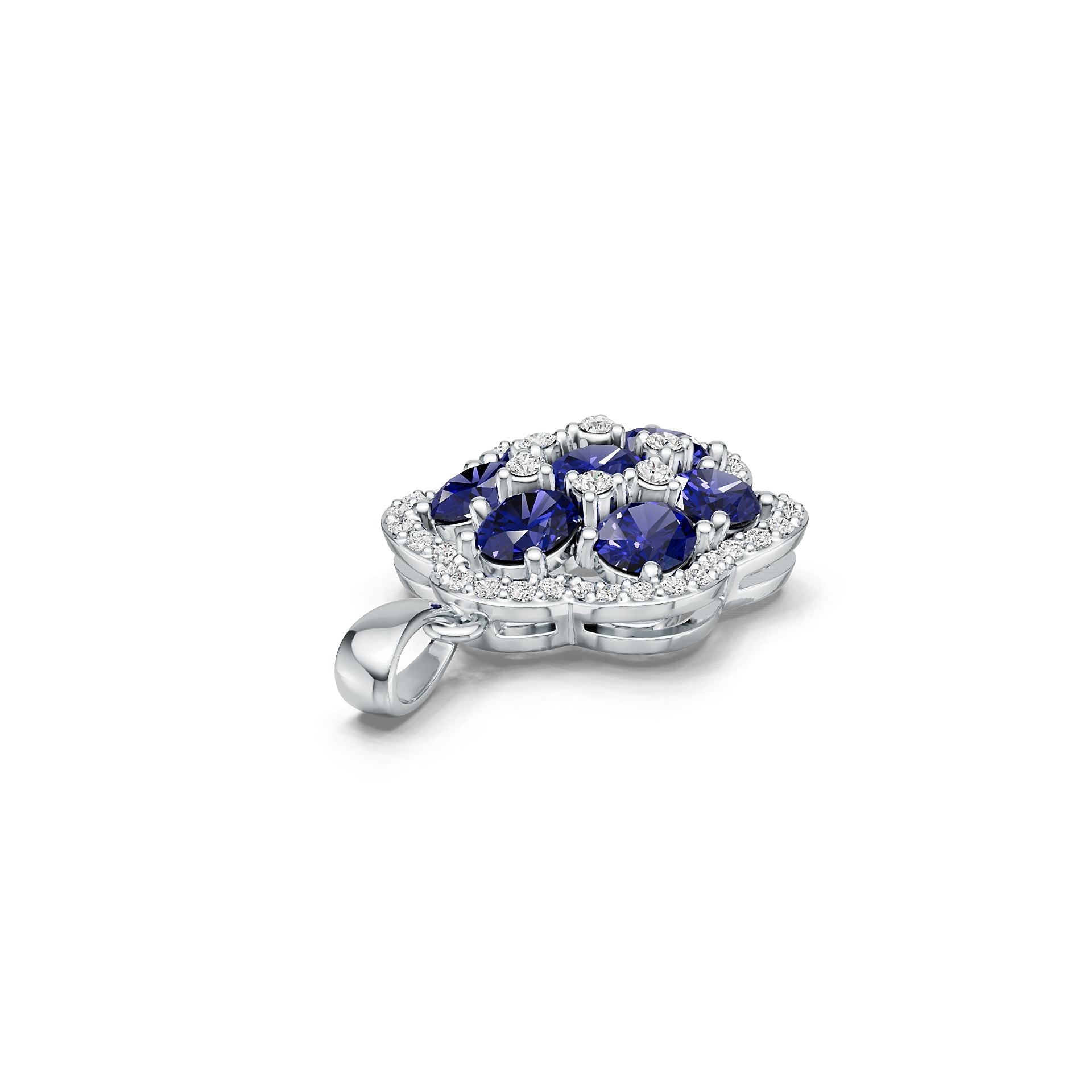 Sterling Silver Semi Mount Pendant Setting Oval OV 5x3mm Syzjewelry
