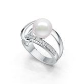 Sterling Silver Semi Mount Ring Setting Round RD 9.5mm DHJ