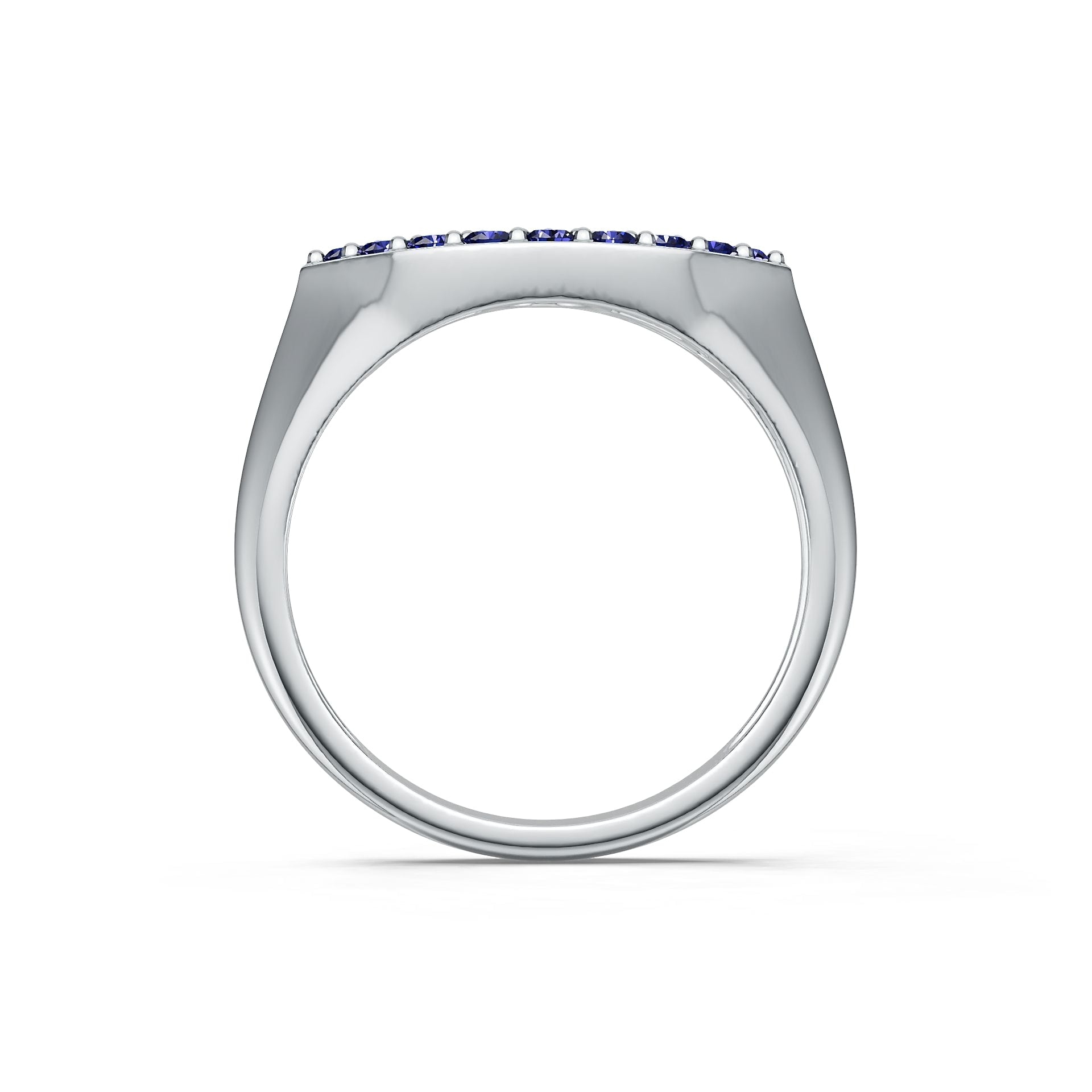 Sterling Silver Semi Mount Ring Setting Round Rd DHJ