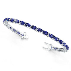 Sterling Silver Semi Mount Bracelet Setting Oval OV 6x4mm DHJ