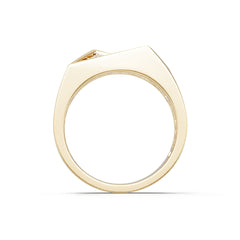 10K Gold Semi Mount Ring Setting Round Ro 4x4mm Syz Jewelry