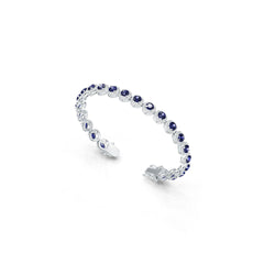 Sterling Silver Semi Mount Bracelet Setting Round RD 5x5mm Halo Syzjewelry