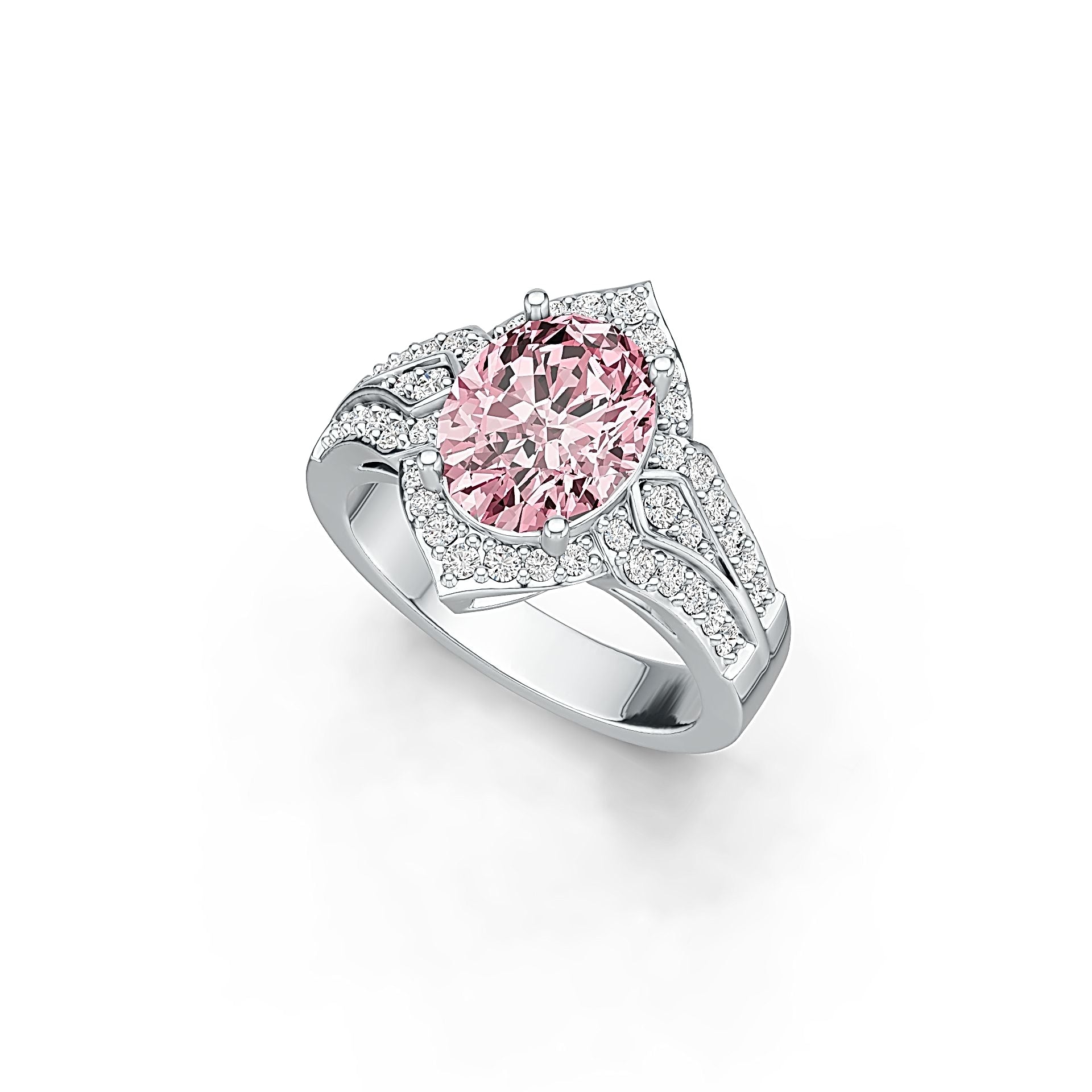 Sterling Silver Semi Mount Ring Setting Oval OV 10X8mm DHJ