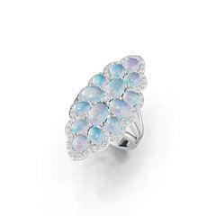 Sterling Silver Semi Mount Ring Setting Oval OV 7X5mm OV 5X4mm Cabochon - Syzjewelry