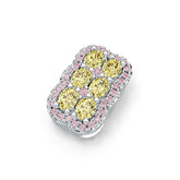 Sterling Silver Semi Mount Pendant Setting Oval OV 4X3mm DHJ