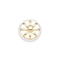 Sterling Silver Semi Mount Pendant Setting Round Ro 14x14mm Diamond Accent DHJ