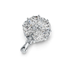 Sterling Silver Semi Mount Pendant Setting Heart HT 7X7mm DHJ