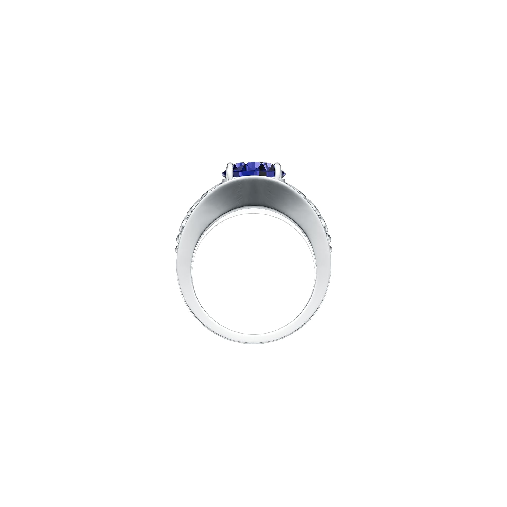 Sterling Silver Semi Mount Ring Setting Round RD 10x10mm Syzjewelry