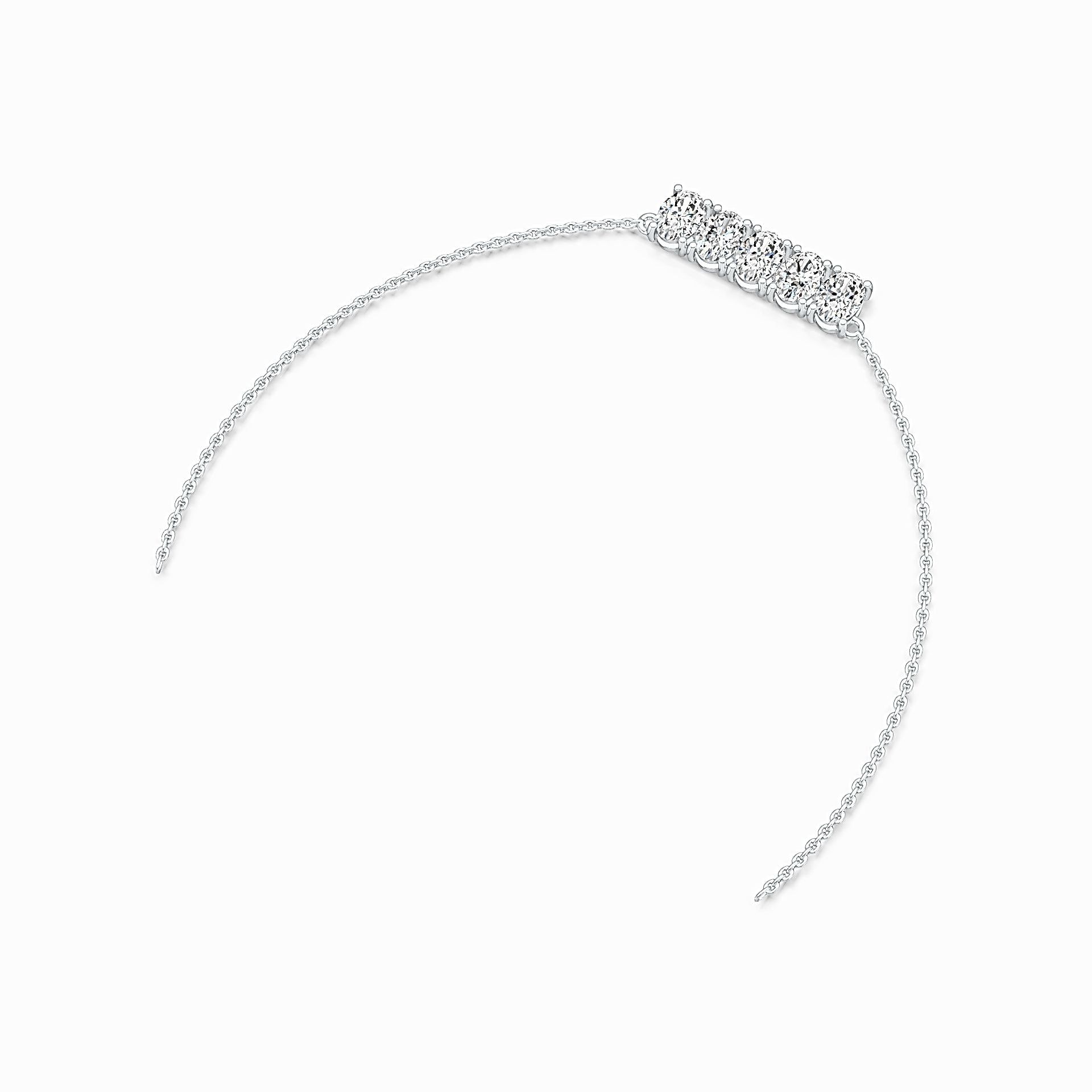 Sterling Silver Semi Mount Pendant Setting Oval OV 7X5mm DHJ