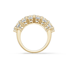 Platinum Semi Mount Ring Setting Oval Ov 6x4mm Diamond Accent Syz Jewelry