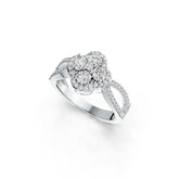 Sterling Silver Semi Mount Ring Setting Round RD 3.5mm DHJ
