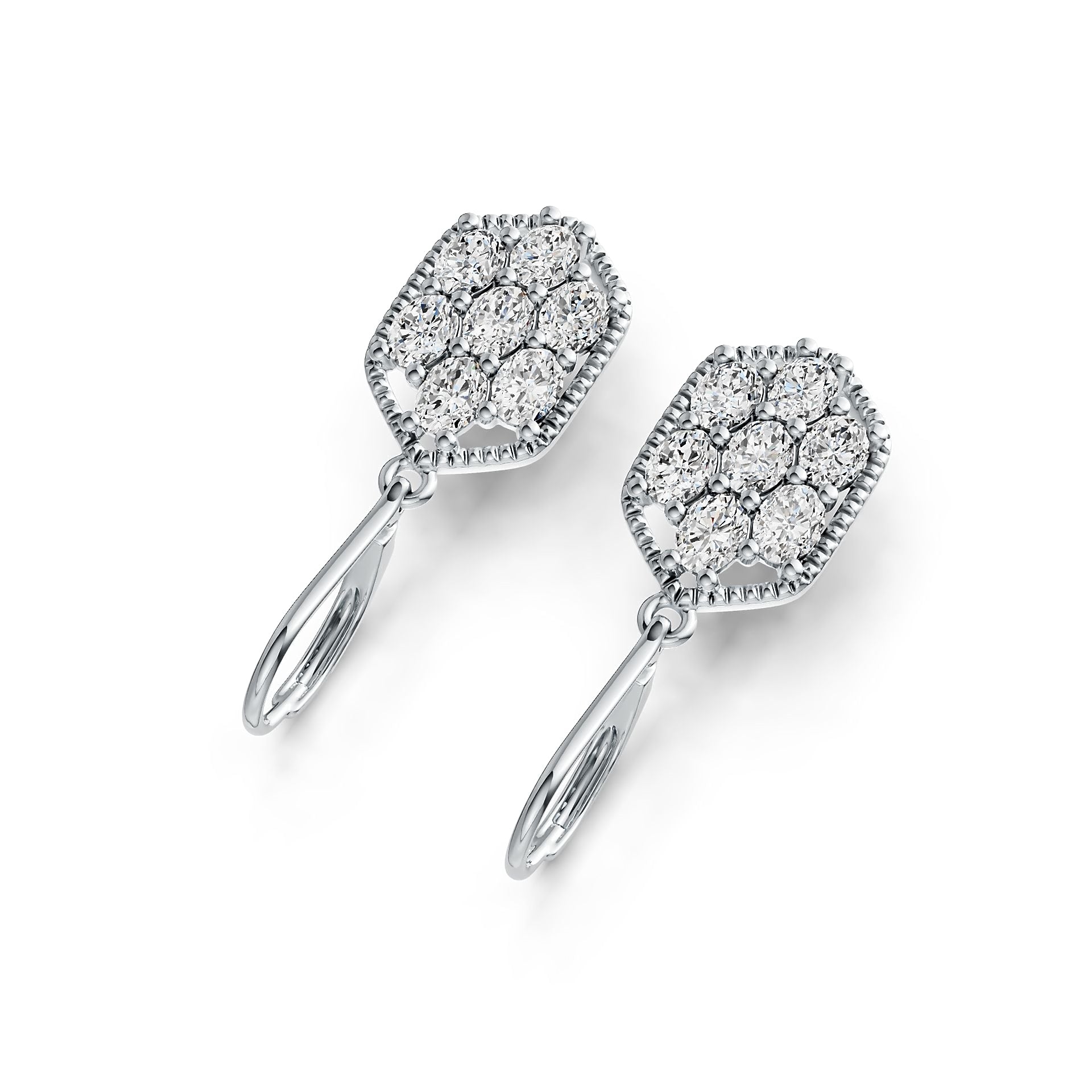 Sterling Silver Semi Mount Earrings Setting Oval OV 4X3mm DHJ