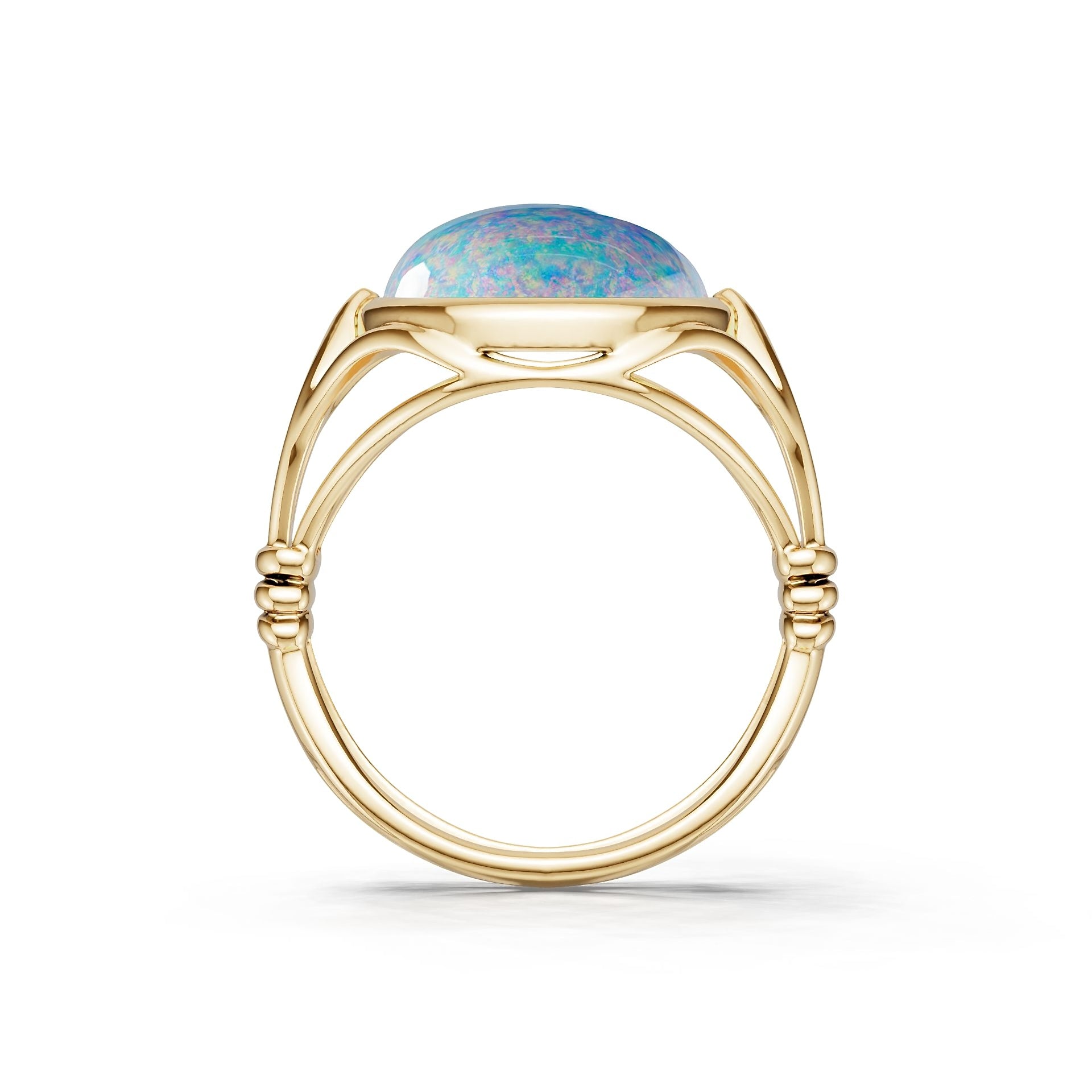 10K Gold Semi Mount Ring Setting Round Ro 5x12mm Syz Jewelry