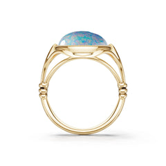 10K Gold Semi Mount Ring Setting Round Ro 5x12mm Syz Jewelry