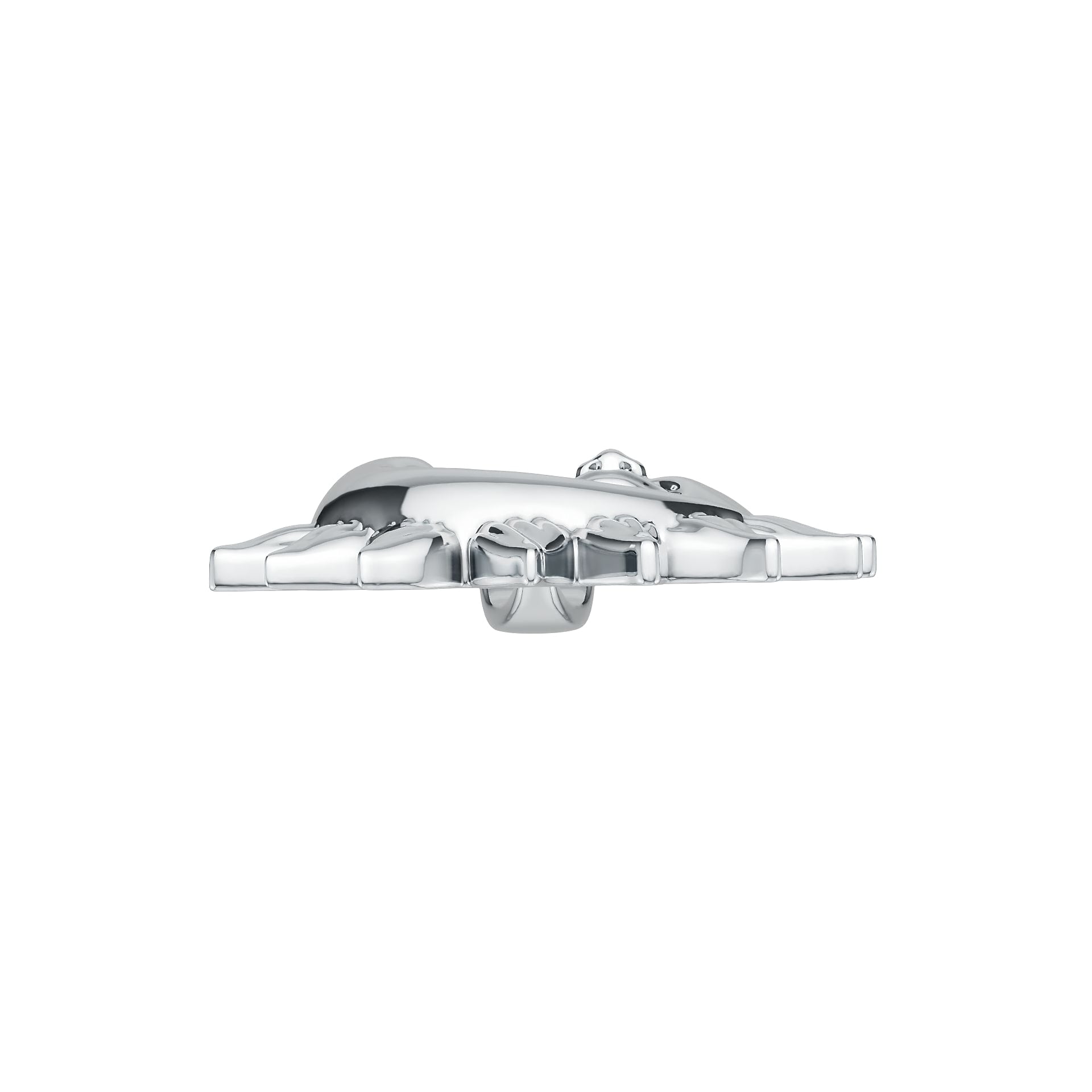 Platinum Semi Mount Pendant Setting Round Ro 6x6mm Syz Jewelry