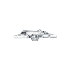 Platinum Semi Mount Pendant Setting Round Ro 6x6mm Syz Jewelry