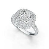 Sterling Silver Semi Mount Ring Setting Cushion CU 8X8mm Syzjewelry