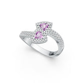 Sterling Silver Semi Mount Ring Setting Trillion TL 4X4mm DHJ