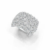 Sterling Silver Semi Mount Ring Setting Round RD 3.5mm DHJ