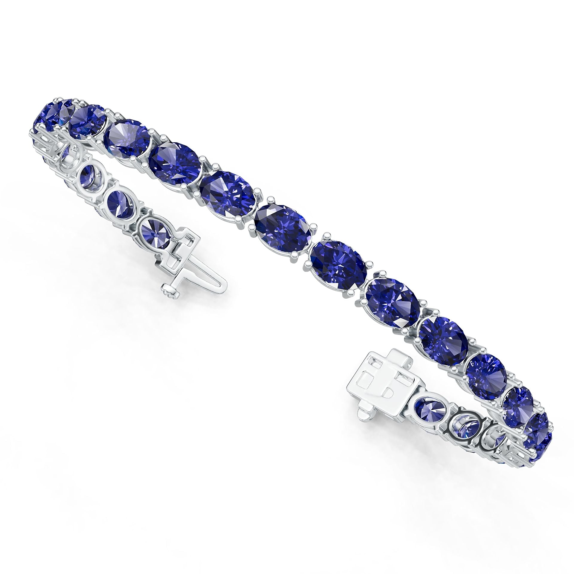 Sterling Silver Semi Mount Bracelet Setting Oval OV 7x5mm DHJ