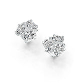 Sterling Silver Semi Mount Earrings Setting Oval OV 6X4mm DHJ