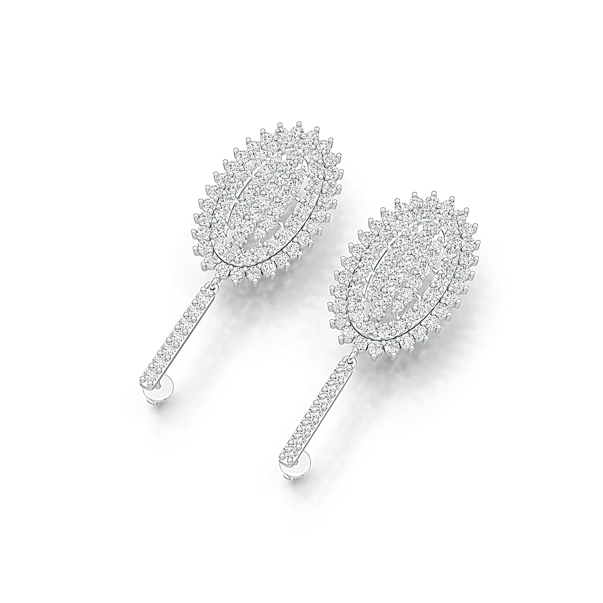 Sterling Silver Semi Mount Earrings Setting Round RD 2.6X2.6MM Syzjewelry