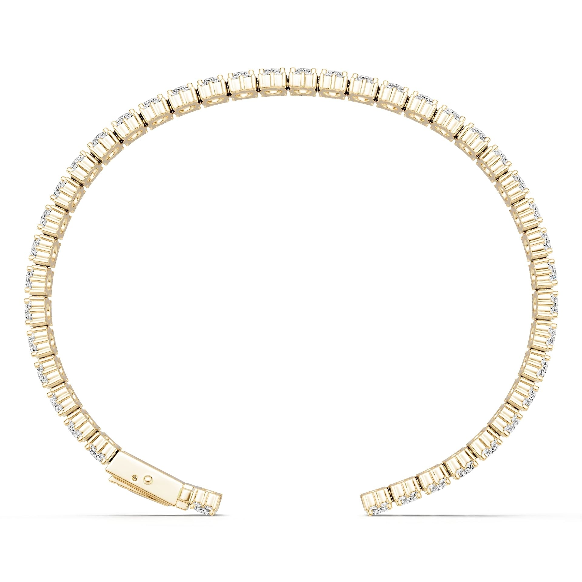 Platinum Semi Mount Bracelet Setting Oval Ov 6x4mm Diamond Accent Syz Jewelry