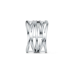 10K Gold Multi-Row Wave Ring DHJ