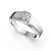 Sterling Silver Semi Mount Ring Setting Cushion CU 5.5x5.5mm Bezel Syzjewelry