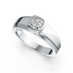 Sterling Silver Semi Mount Ring Setting Cushion CU 5.5x5.5mm Bezel Syzjewelry