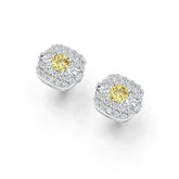 Sterling Silver Semi Mount Earrings Setting Cushion CU 5X5mm DHJ