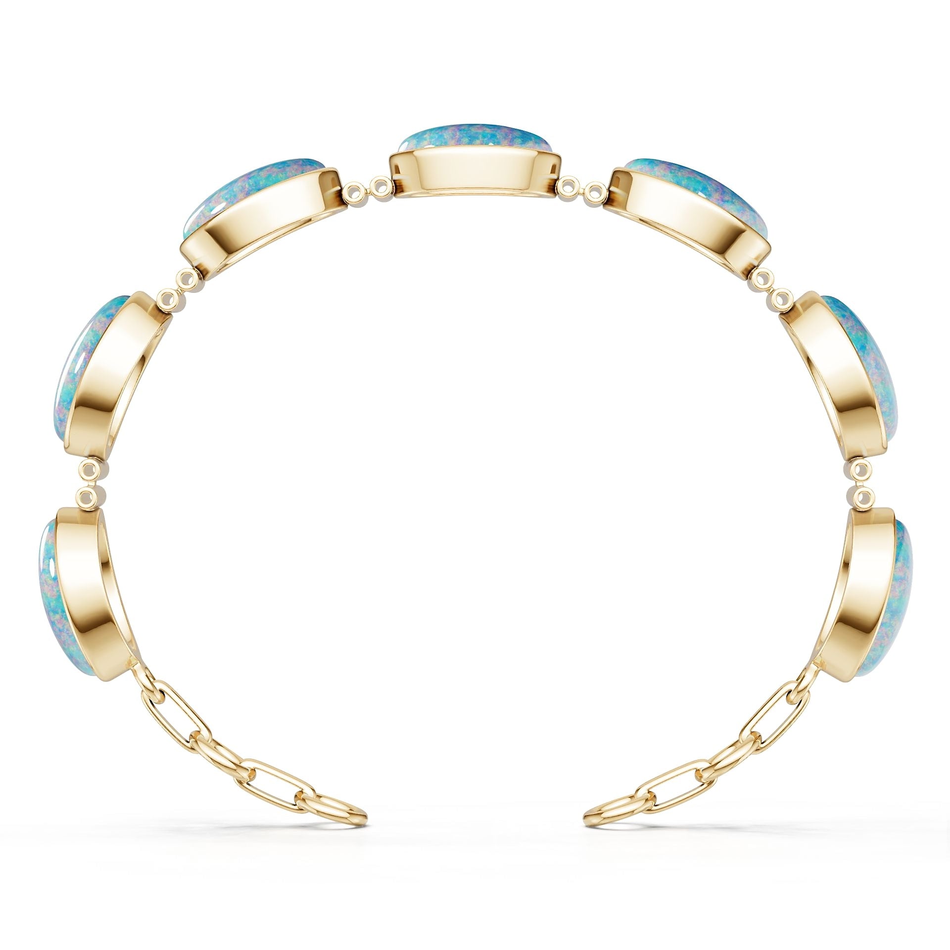14K Gold Semi Mount Bracelet Setting Round Ro 15x10mm Syz Jewelry