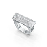 Sterling Silver Semi Mount Ring Setting Round RD 1.2mm DHJ