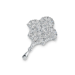 Sterling Silver Semi Mount Pendant Setting Pear PE 4X3mm PE 5X3mm DHJ