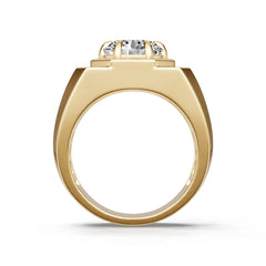 10K Gold Semi Mount Ring Setting Round Ro 6x6mm Syz Jewelry
