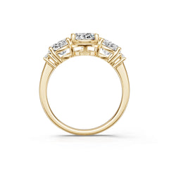 Platinum Semi Mount Ring Setting Oval Ov 10x8mm Syz Jewelry