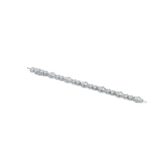 14K Gold Semi Mount Bracelet Setting Trillion TR 7X7mm with or Moissanite Diamond Accent DHJ