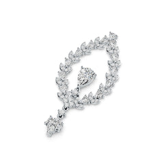 Sterling Silver Semi Mount Pendant Setting Pear PE 10X7mm DHJ