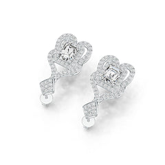 Sterling Silver Semi Mount Earrings Setting Emerald OCT 8x6mm Syzjewelry