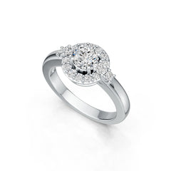 Sterling Silver Semi Mount Ring Setting Round RD 5X5mm DHJ