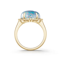 10K Gold Semi Mount Ring Setting Oval Ov 18x13mm Moissanite Accent Syz Jewelry