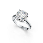 Sterling Silver Semi Mount Ring Setting Round RD 12x12mm DHJ