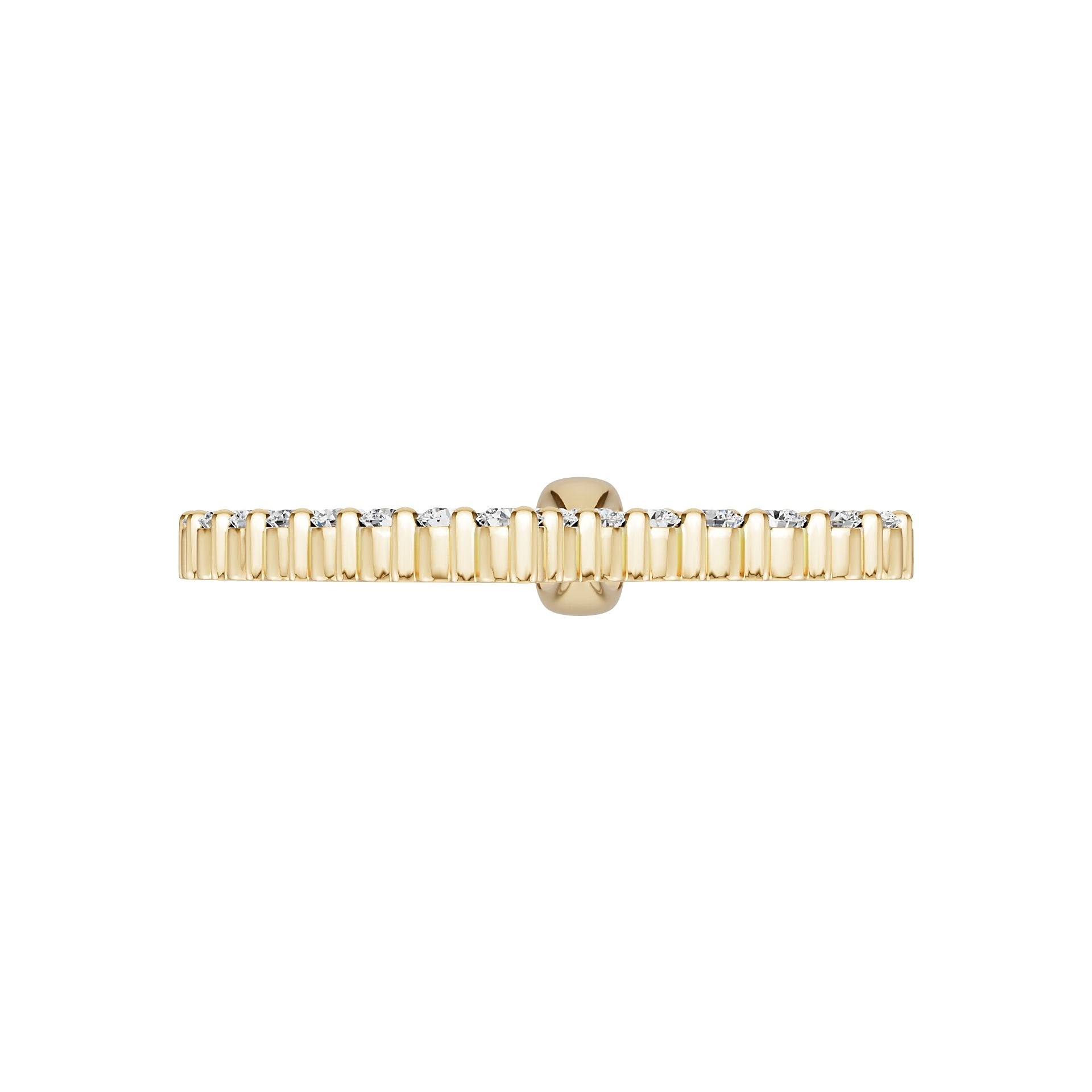 18K Gold Semi Mount Pendant Setting Round Ro 6x6mm Syz Jewelry